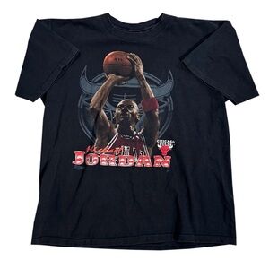 Vintage Salem Sportswear Chicago Bulls Michael Jordan T Shirt (Size XL)